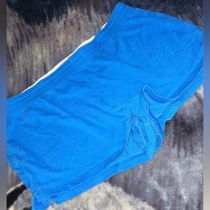 blue woman shorts